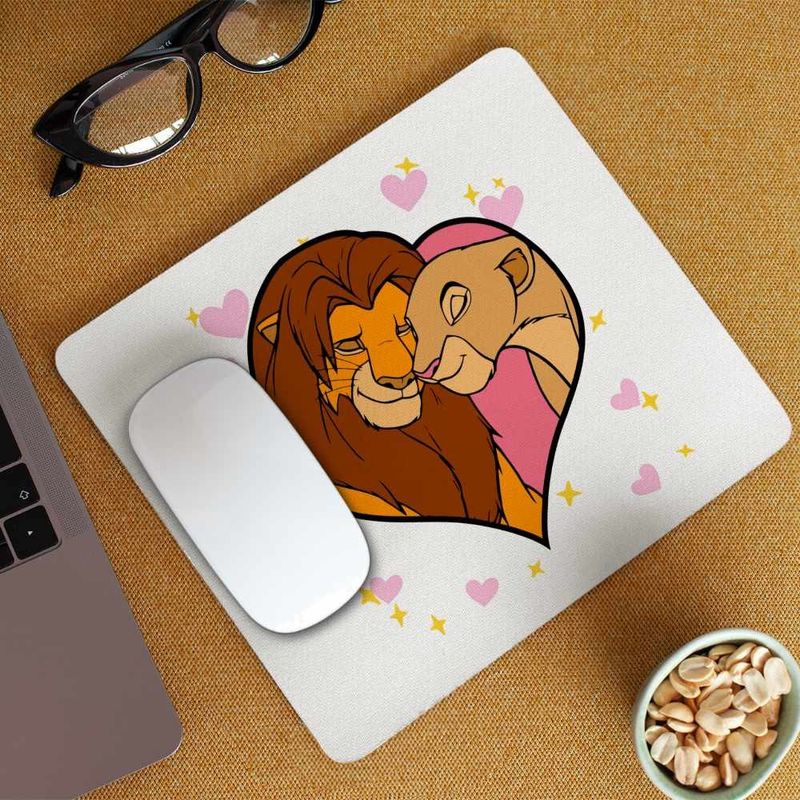 PC, gaming si accesorii - Periferice PC - Mousepad - Mousepad Regele Leu Love CoolTrend, 21x19cm - Infinity.ro