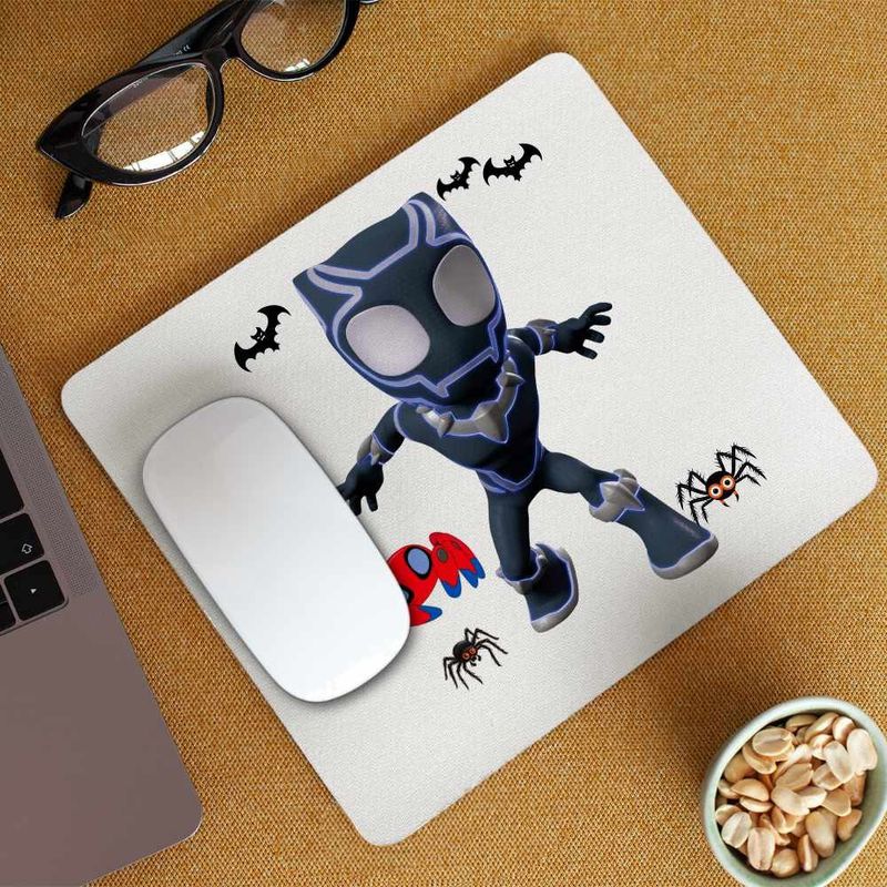 PC, gaming si accesorii - Periferice PC - Mousepad - Mousepad Pantera Neagra Spidey CoolTrend, 21x19cm - Infinity.ro
