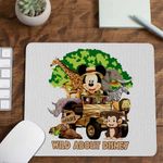 PC, gaming si accesorii - Periferice PC - Mousepad - Mousepad Mickey Mouse Desene Disney CoolTrend, 21x19cm - Infinity.ro