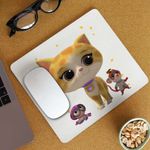 PC, gaming si accesorii - Periferice PC - Mousepad - Mousepad SuperKitties Sclipi Sparks Super Pisicute CoolTrend, 21x19cm - Infinity.ro