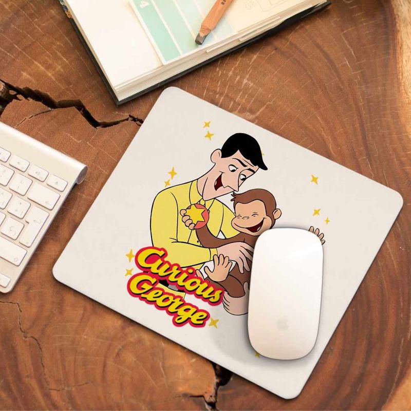 PC, gaming si accesorii - Periferice PC - Mousepad - Mousepad Curiosul George Teodor Zoo CoolTrend, 21x19cm - Infinity.ro