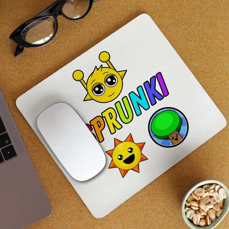 PC, gaming si accesorii - Periferice PC - Mousepad - Mousepad Sprunki Logo Music Gamer CoolTrend, 21x19cm - Infinity.ro