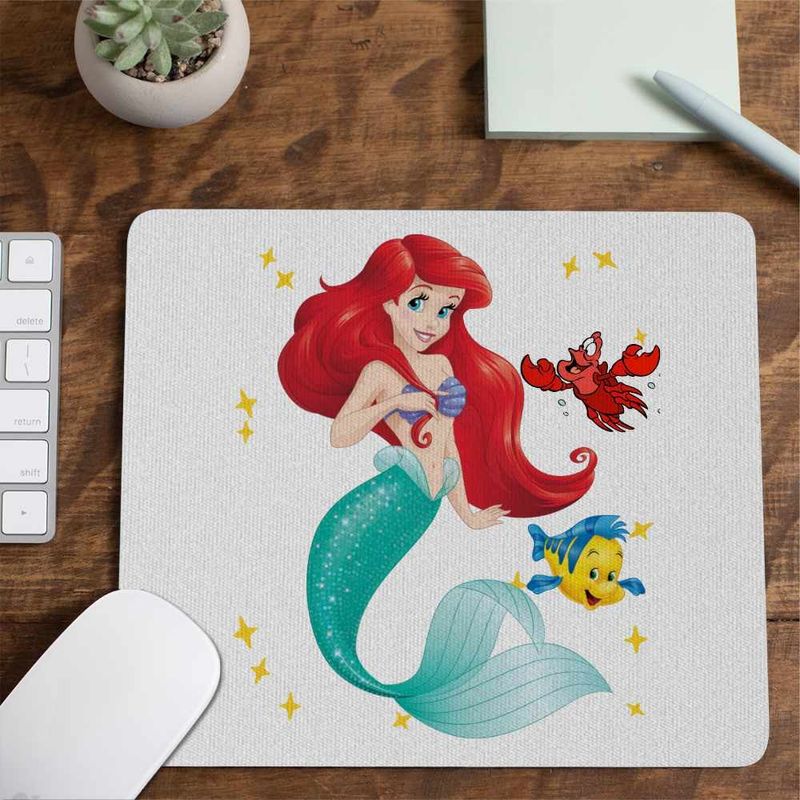 PC, gaming si accesorii - Periferice PC - Mousepad - Mousepad Little Mermaid Ariel Printesa CoolTrend, 21x19cm - Infinity.ro