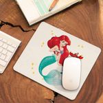 PC, gaming si accesorii - Periferice PC - Mousepad - Mousepad Little Mermaid Ariel Printesa CoolTrend, 21x19cm - Infinity.ro