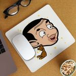 PC, gaming si accesorii - Periferice PC - Mousepad - Mousepad Mr Bean Comic Cartoon CoolTrend, 21x19cm - Infinity.ro