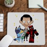 PC, gaming si accesorii - Periferice PC - Mousepad - Mousepad Mr Bean Bluey Tiktok CoolTrend, 21x19cm - Infinity.ro