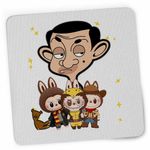 PC, gaming si accesorii - Periferice PC - Mousepad - Mousepad Mr Bean Labubu CoolTrend, 21x19cm - Infinity.ro