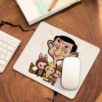 PC, gaming si accesorii - Periferice PC - Mousepad - Mousepad Mr Bean Labubu CoolTrend, 21x19cm - Infinity.ro