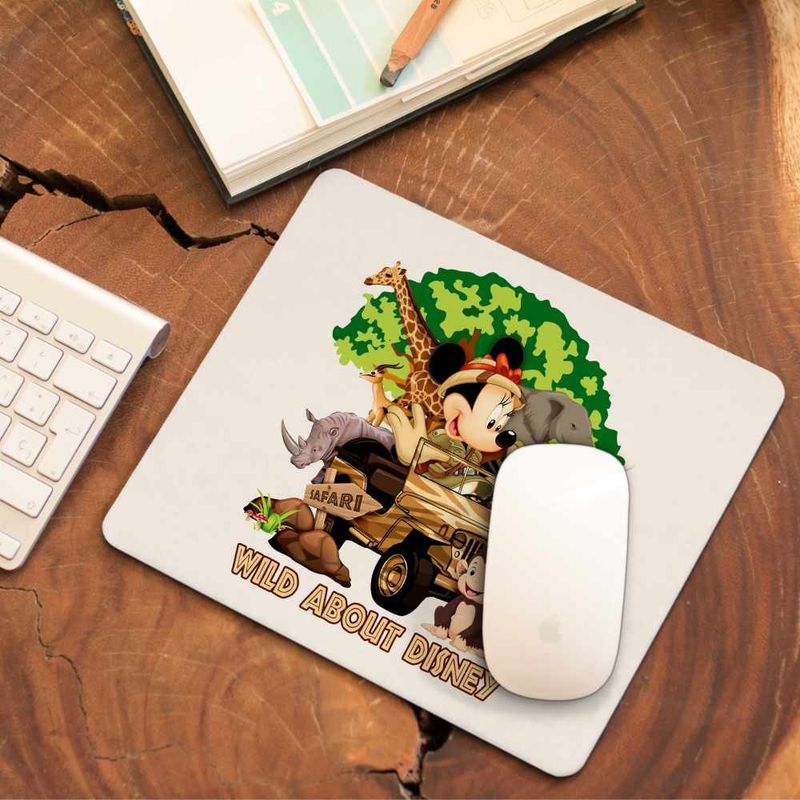 PC, gaming si accesorii - Periferice PC - Mousepad - Mousepad Minnie Wild Disney Safari CoolTrend, 21x19cm - Infinity.ro