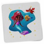 PC, gaming si accesorii - Periferice PC - Mousepad - Mousepad Ariel Flounder Disney Mica Sirena CoolTrend, 21x19cm - Infinity.ro