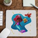 PC, gaming si accesorii - Periferice PC - Mousepad - Mousepad Ariel Flounder Disney Mica Sirena CoolTrend, 21x19cm - Infinity.ro