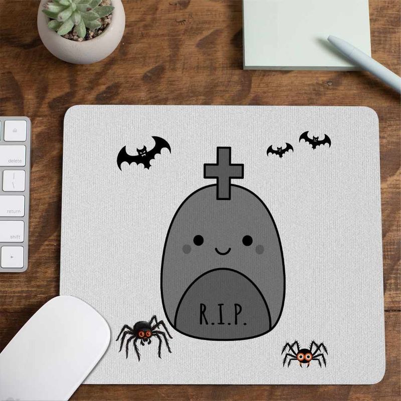 PC, gaming si accesorii - Periferice PC - Mousepad - Mousepad Squishmallows RIP Mormant Horror CoolTrend, 21x19cm - Infinity.ro