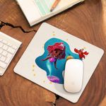 PC, gaming si accesorii - Periferice PC - Mousepad - Mousepad Ariel Flounder Disney Mica Sirena CoolTrend, 21x19cm - Infinity.ro