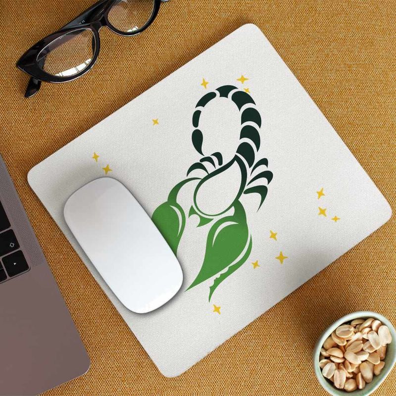 PC, gaming si accesorii - Periferice PC - Mousepad - Mousepad Scorpion Horoscop Zodie Astrologie Scorpio CoolTrend, 21x19cm - Infinity.ro