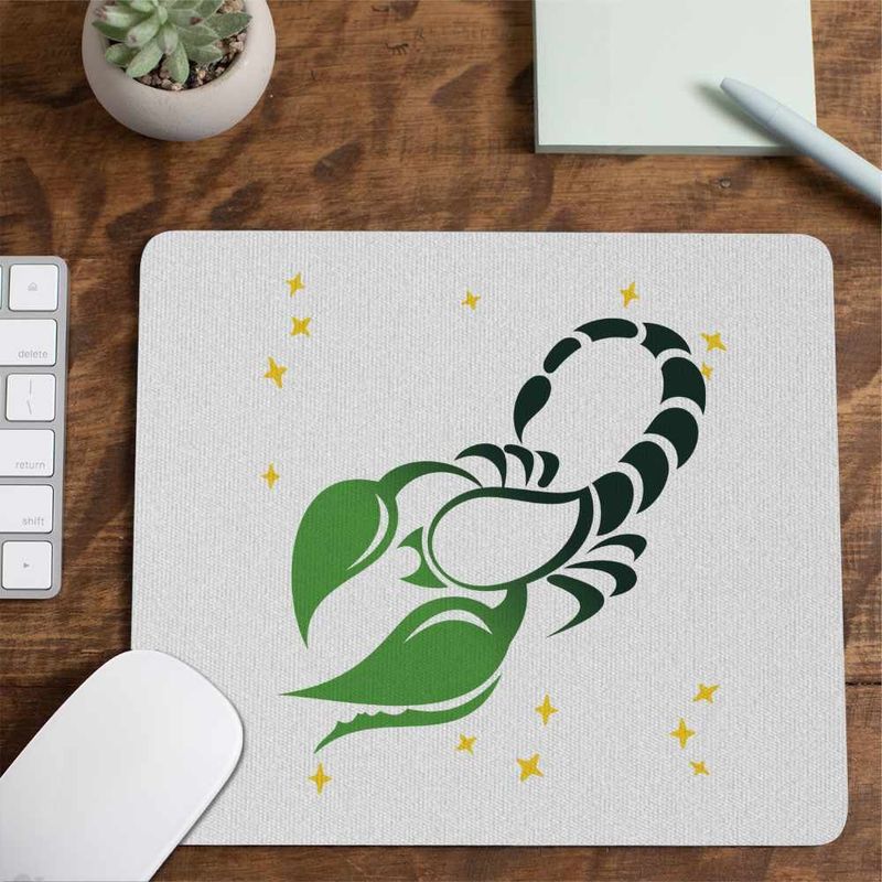 PC, gaming si accesorii - Periferice PC - Mousepad - Mousepad Scorpion Horoscop Zodie Astrologie Scorpio CoolTrend, 21x19cm - Infinity.ro