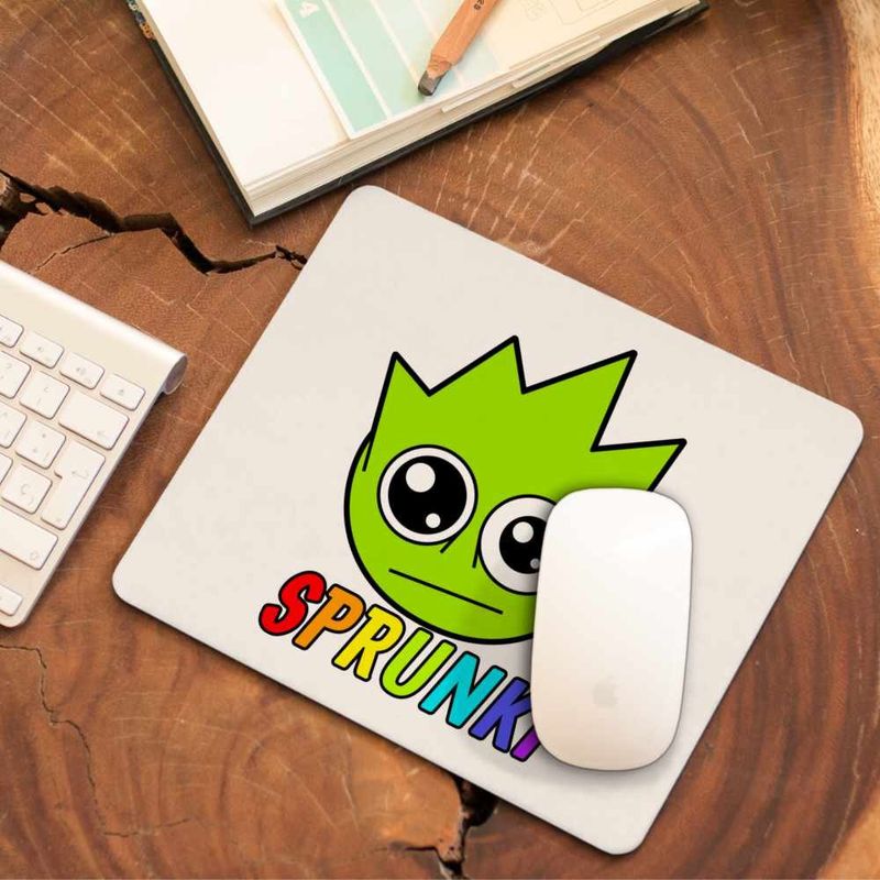 PC, gaming si accesorii - Periferice PC - Mousepad - Mousepad Sprunki Lime Song Music Game CoolTrend, 21x19cm - Infinity.ro