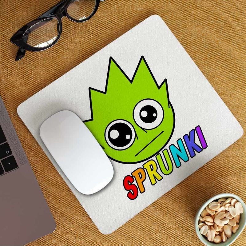 PC, gaming si accesorii - Periferice PC - Mousepad - Mousepad Sprunki Lime Song Music Game CoolTrend, 21x19cm - Infinity.ro