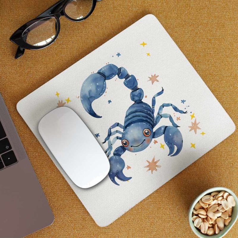 PC, gaming si accesorii - Periferice PC - Mousepad - Mousepad Scorpion Baby Zodiac Horoscop Scorpio Astrologie CoolTrend, 21x19cm - Infinity.ro