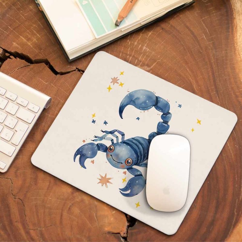 PC, gaming si accesorii - Periferice PC - Mousepad - Mousepad Scorpion Baby Zodiac Horoscop Scorpio Astrologie CoolTrend, 21x19cm - Infinity.ro