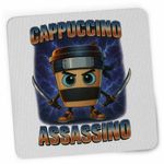 PC, gaming si accesorii - Periferice PC - Mousepad - Mousepad Cappuccino Assassino Ninja Brainrot CoolTrend, 21x19cm - Infinity.ro