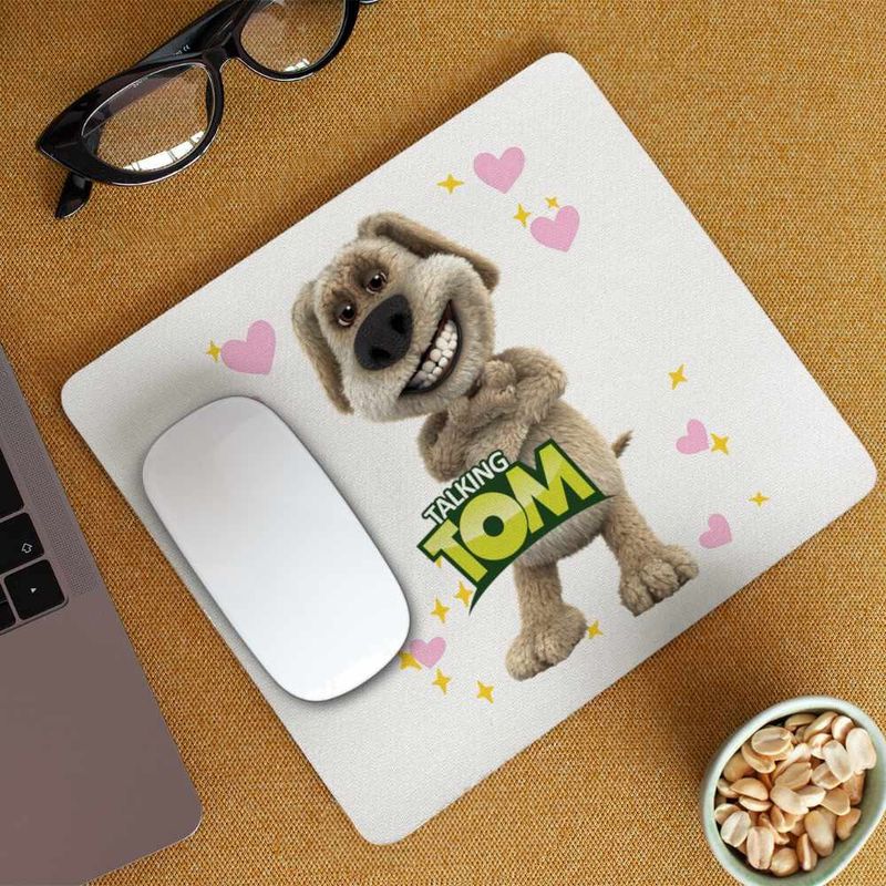 PC, gaming si accesorii - Periferice PC - Mousepad - Mousepad Ben Talking Tom CoolTrend, 21x19cm - Infinity.ro