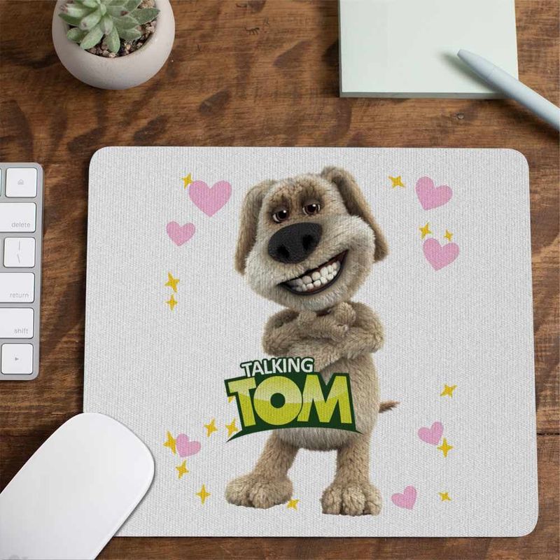 PC, gaming si accesorii - Periferice PC - Mousepad - Mousepad Ben Talking Tom CoolTrend, 21x19cm - Infinity.ro