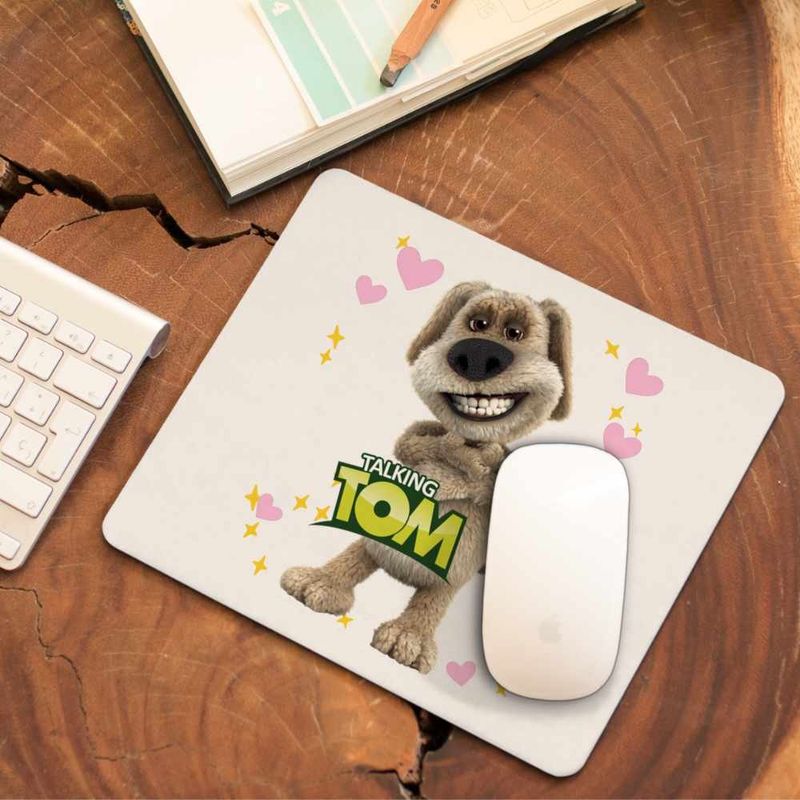 PC, gaming si accesorii - Periferice PC - Mousepad - Mousepad Ben Talking Tom CoolTrend, 21x19cm - Infinity.ro