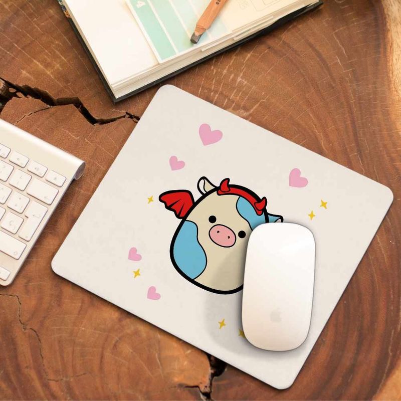 PC, gaming si accesorii - Periferice PC - Mousepad - Mousepad Squishmallows Porc Liliac CoolTrend, 21x19cm - Infinity.ro