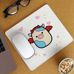 PC, gaming si accesorii - Periferice PC - Mousepad - Mousepad Squishmallows Porc Liliac CoolTrend, 21x19cm - Infinity.ro
