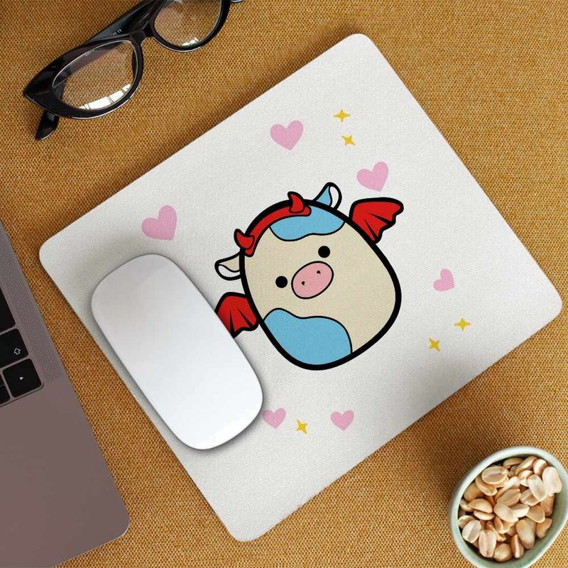PC, gaming si accesorii - Periferice PC - Mousepad - Mousepad Squishmallows Porc Liliac CoolTrend, 21x19cm - Infinity.ro