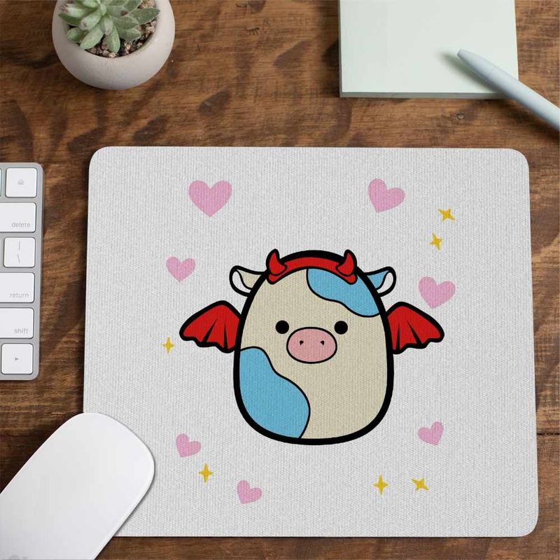 PC, gaming si accesorii - Periferice PC - Mousepad - Mousepad Squishmallows Porc Liliac CoolTrend, 21x19cm - Infinity.ro