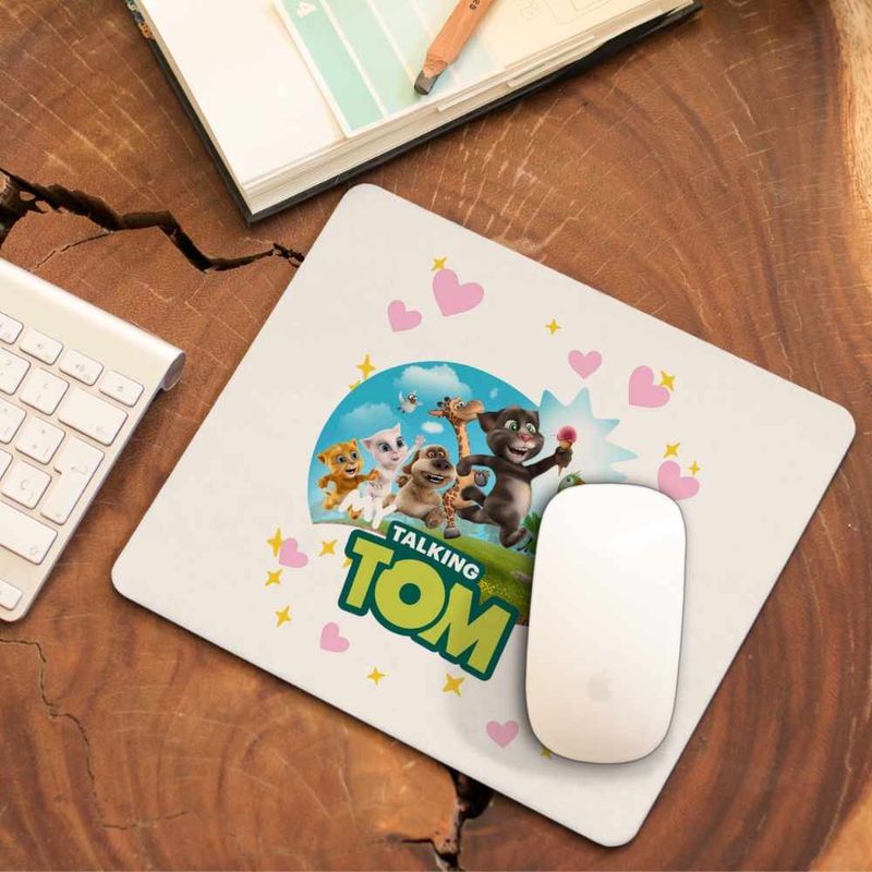 PC, gaming si accesorii - Periferice PC - Mousepad - Mousepad My Talking Tom All Team CoolTrend, 21x19cm - Infinity.ro