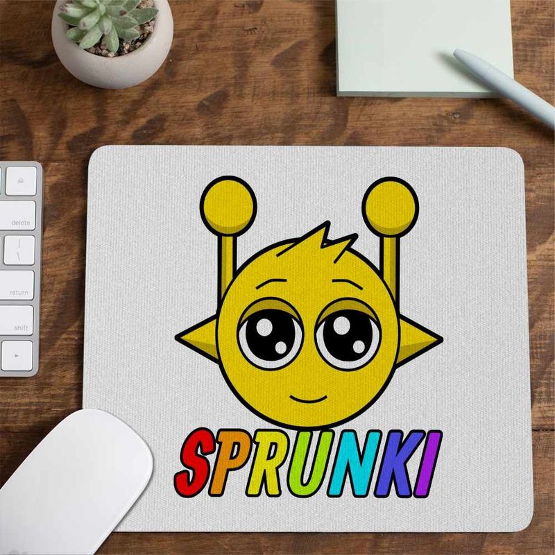 PC, gaming si accesorii - Periferice PC - Mousepad - Mousepad Sprunki Music Game Simon CoolTrend, 21x19cm - Infinity.ro