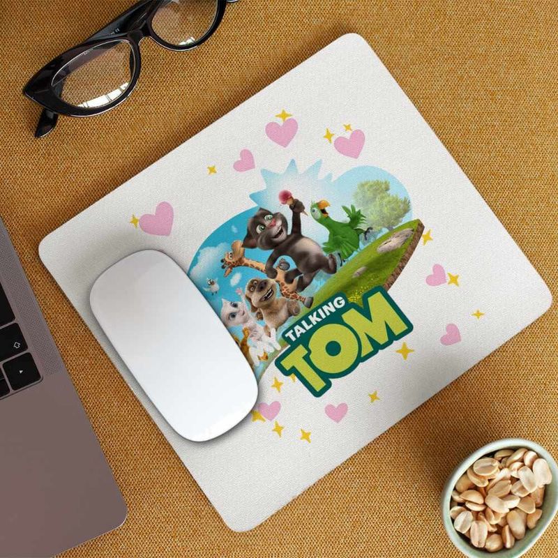 PC, gaming si accesorii - Periferice PC - Mousepad - Mousepad My Talking Tom All Team CoolTrend, 21x19cm - Infinity.ro