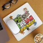 PC, gaming si accesorii - Periferice PC - Mousepad - Mousepad Italian Bombardilo Crocodilo Brain Rot Brainrot CoolTrend, 21x19cm - Infinity.ro