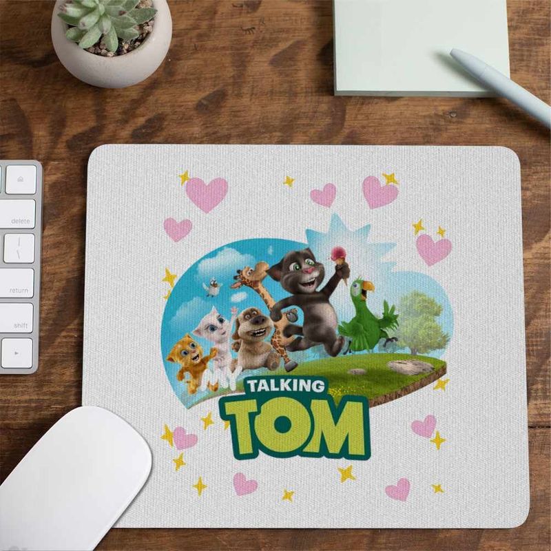 PC, gaming si accesorii - Periferice PC - Mousepad - Mousepad My Talking Tom All Team CoolTrend, 21x19cm - Infinity.ro