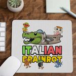 PC, gaming si accesorii - Periferice PC - Mousepad - Mousepad Italian Bombardilo Crocodilo Brain Rot Brainrot CoolTrend, 21x19cm - Infinity.ro