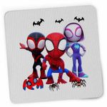 PC, gaming si accesorii - Periferice PC - Mousepad - Mousepad Paienjenelul Marvel All Team CoolTrend, 21x19cm - Infinity.ro