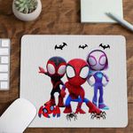 PC, gaming si accesorii - Periferice PC - Mousepad - Mousepad Paienjenelul Marvel All Team CoolTrend, 21x19cm - Infinity.ro