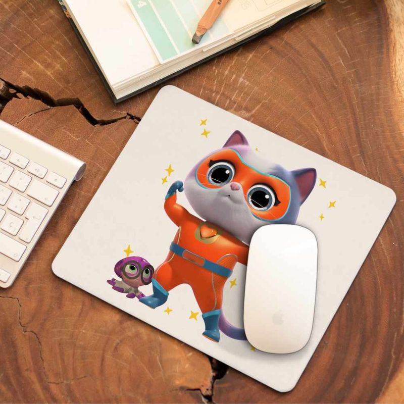PC, gaming si accesorii - Periferice PC - Mousepad - Mousepad Super Pisicute Ghem Buddy SuperKitties CoolTrend, 21x19cm - Infinity.ro