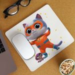 PC, gaming si accesorii - Periferice PC - Mousepad - Mousepad Super Pisicute Ghem Buddy SuperKitties CoolTrend, 21x19cm - Infinity.ro