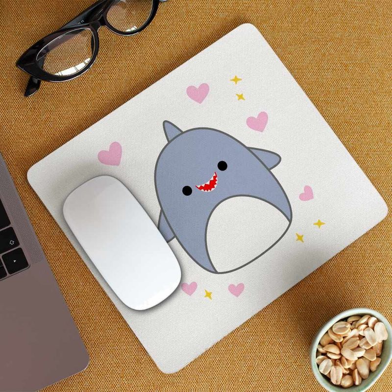 PC, gaming si accesorii - Periferice PC - Mousepad - Mousepad Squish  mallows Rechin Ocean CoolTrend, 21x19cm - Infinity.ro