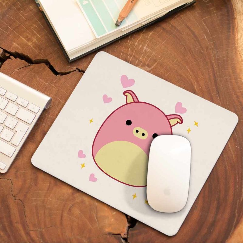 PC, gaming si accesorii - Periferice PC - Mousepad - Mousepad Squishmallows Porc Ferma CoolTrend, 21x19cm - Infinity.ro