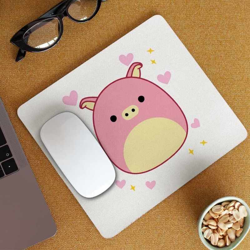 PC, gaming si accesorii - Periferice PC - Mousepad - Mousepad Squishmallows Porc Ferma CoolTrend, 21x19cm - Infinity.ro