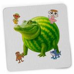 PC, gaming si accesorii - Periferice PC - Mousepad - Mousepad Glorbo Fruttodrillo Brainrot CoolTrend, 21x19cm - Infinity.ro