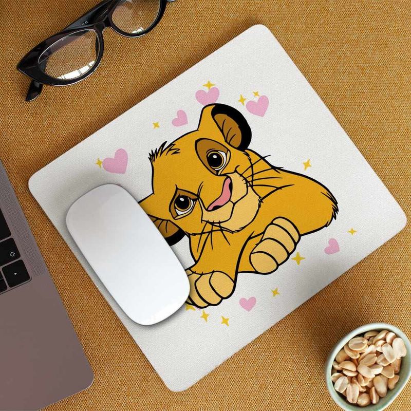PC, gaming si accesorii - Periferice PC - Mousepad - Mousepad Simba Lion King CoolTrend, 21x19cm - Infinity.ro