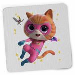 PC, gaming si accesorii - Periferice PC - Mousepad - Mousepad Super Pisicute Ginny SuperKitties CoolTrend, 21x19cm - Infinity.ro