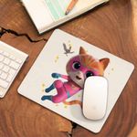 PC, gaming si accesorii - Periferice PC - Mousepad - Mousepad Super Pisicute Ginny SuperKitties CoolTrend, 21x19cm - Infinity.ro