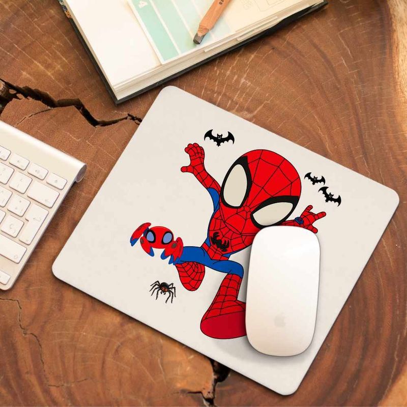 PC, gaming si accesorii - Periferice PC - Mousepad - Mousepad Paienjenel Spidey Peter Parker CoolTrend, 21x19cm - Infinity.ro