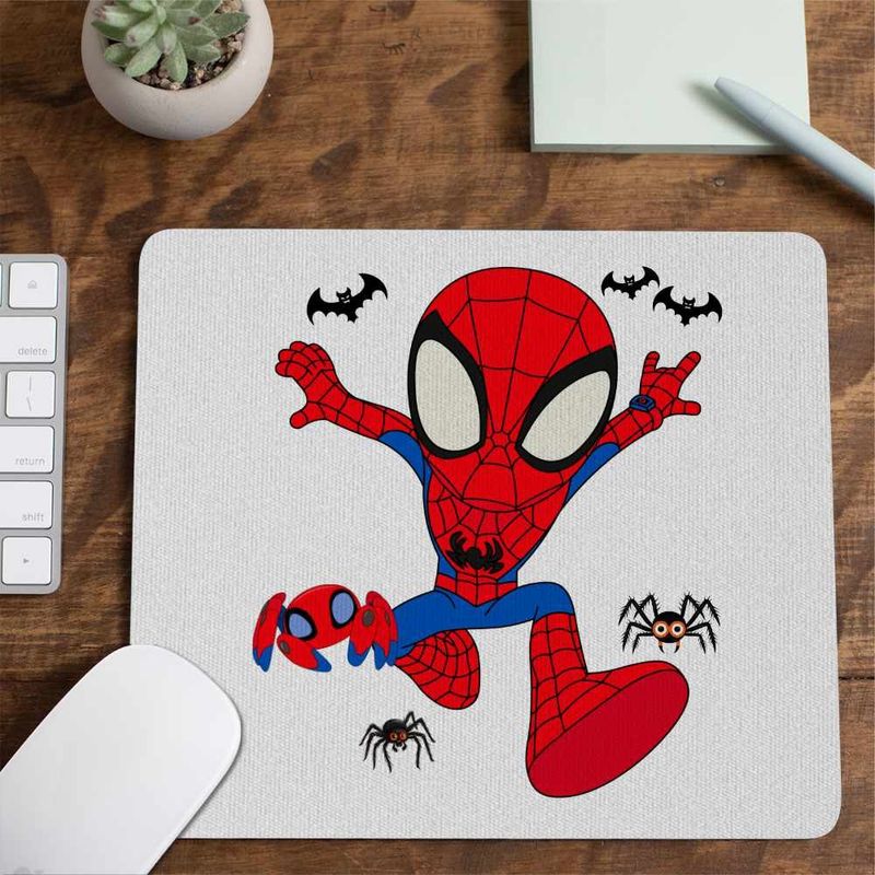 PC, gaming si accesorii - Periferice PC - Mousepad - Mousepad Paienjenel Spidey Peter Parker CoolTrend, 21x19cm - Infinity.ro